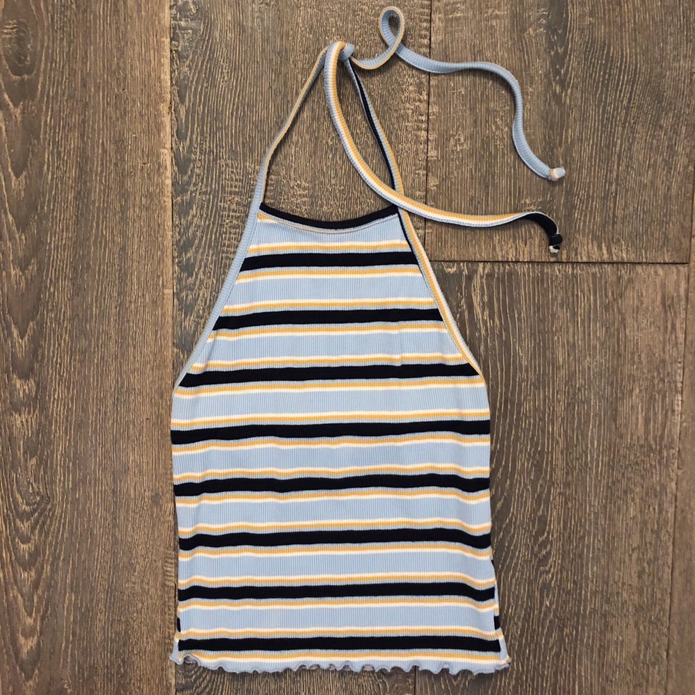 Striped Halter Top